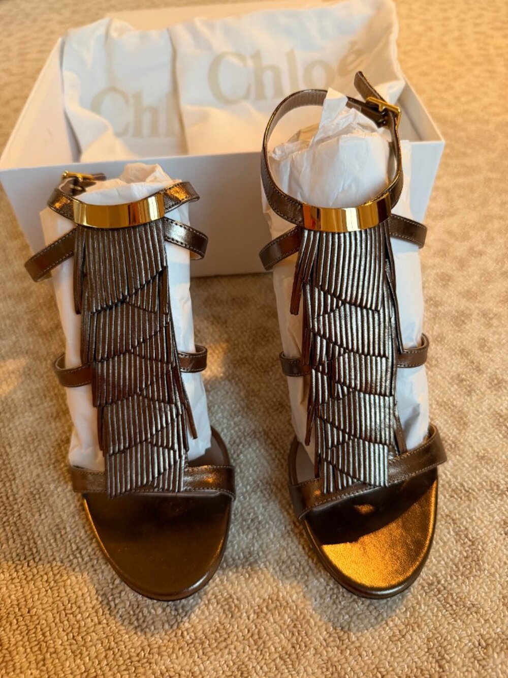 CHLOÉ Fringe Sandal